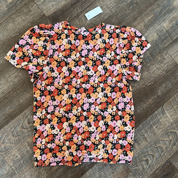 NWT Loft Floral Button-Down Top - Picture 10 of 11